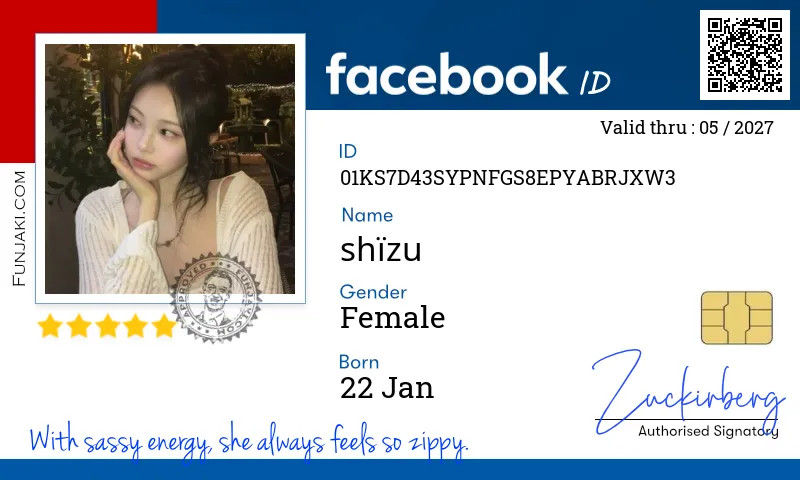 Facebook ID Card