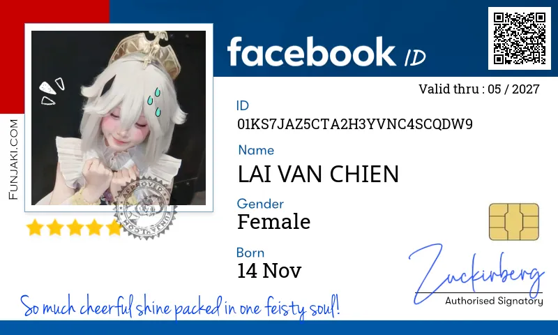 Facebook ID Card