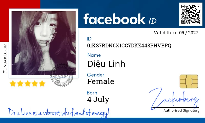 Facebook ID Card