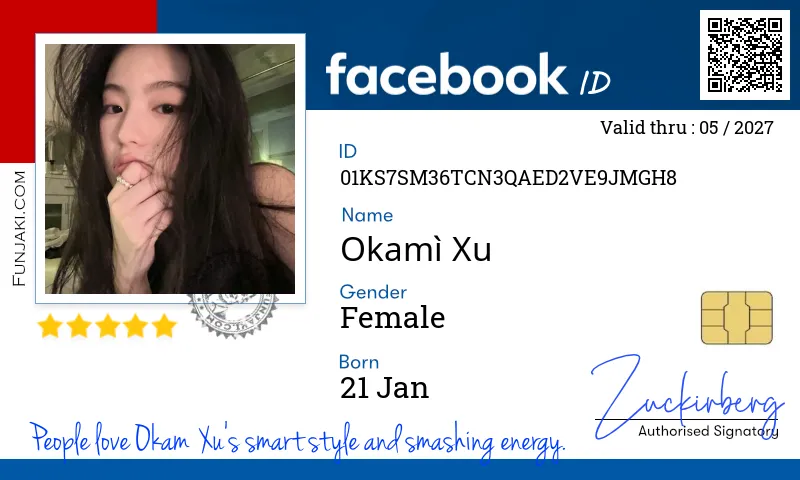 Facebook ID Card