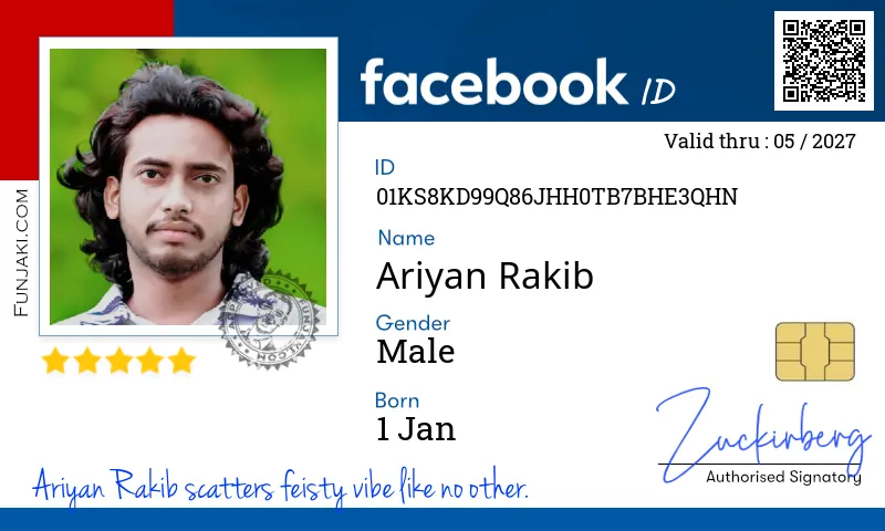 Facebook ID Card