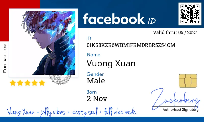 Facebook ID Card