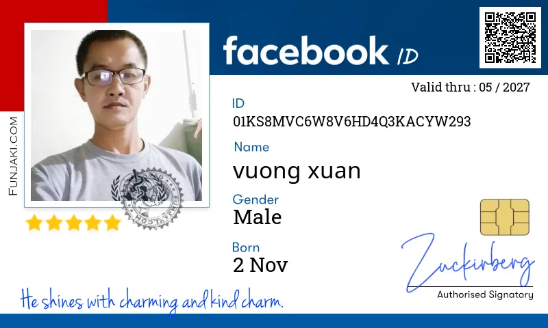 Facebook ID Card