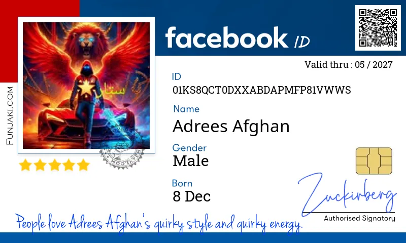 Facebook ID Card