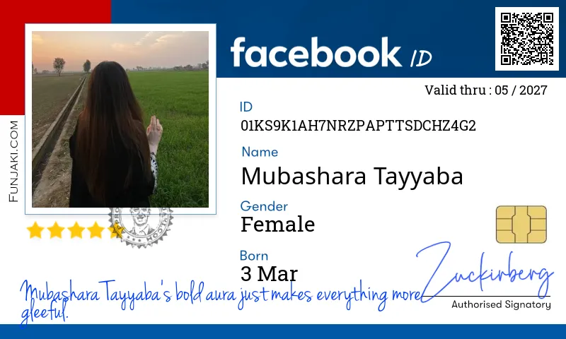 Facebook ID Card