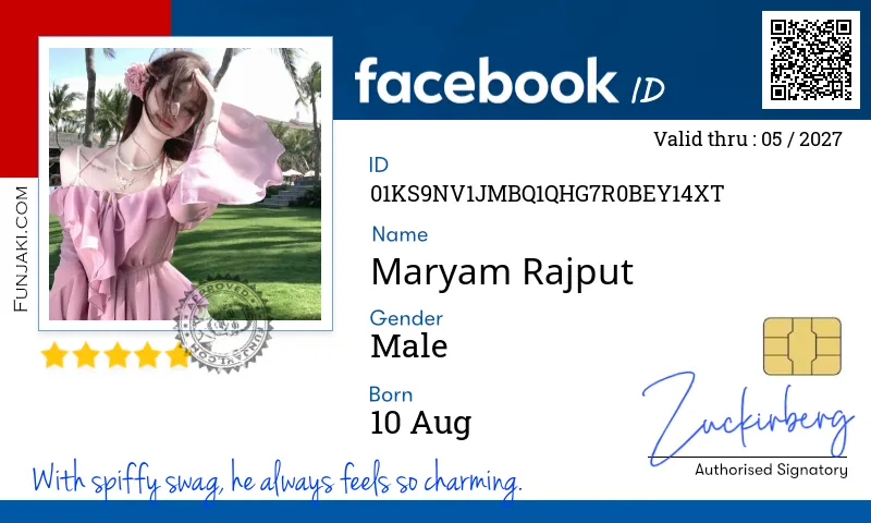 Facebook ID Card