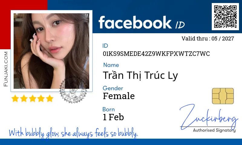Facebook ID Card