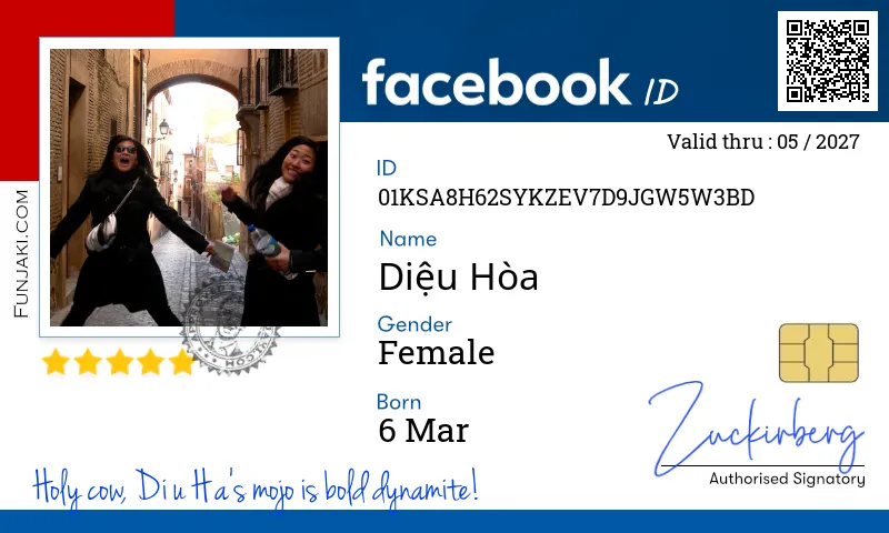 Facebook ID Card