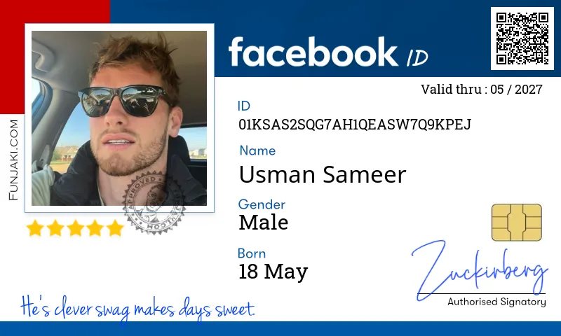 Facebook ID Card