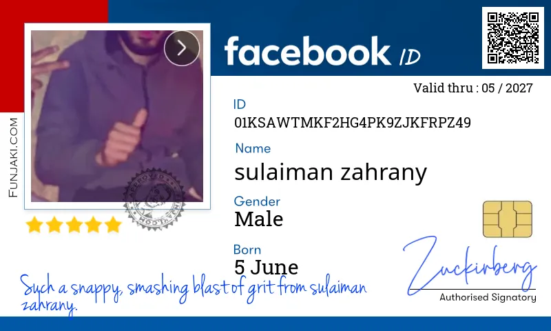Facebook ID Card