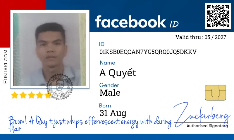 Facebook ID Card