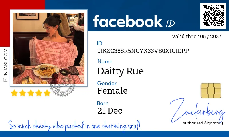 Facebook ID Card