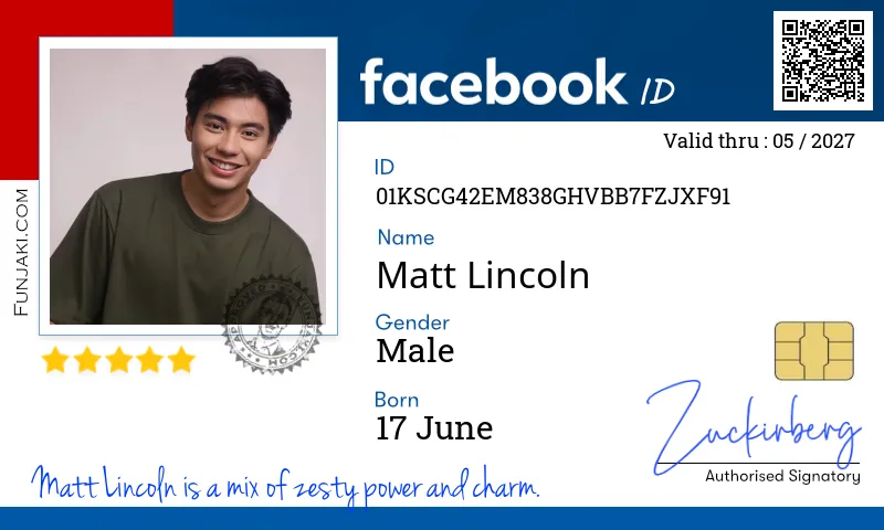 Facebook ID Card