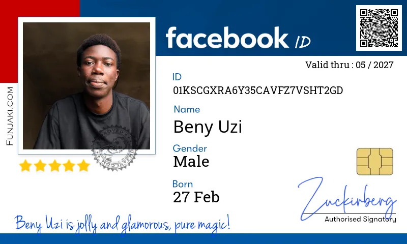 Facebook ID Card