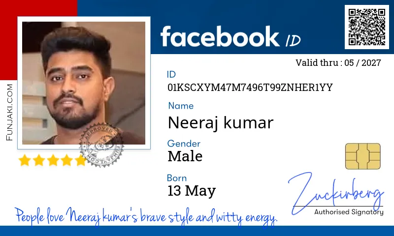 Facebook ID Card