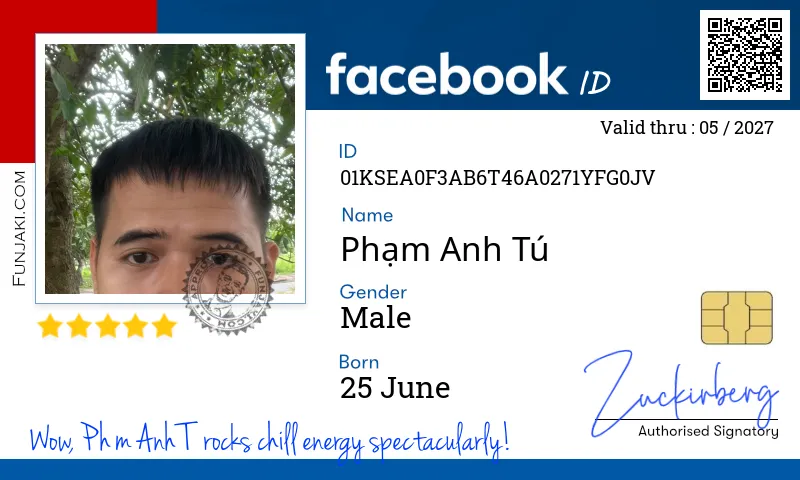 Facebook ID Card