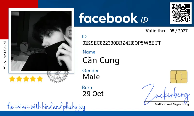 Facebook ID Card