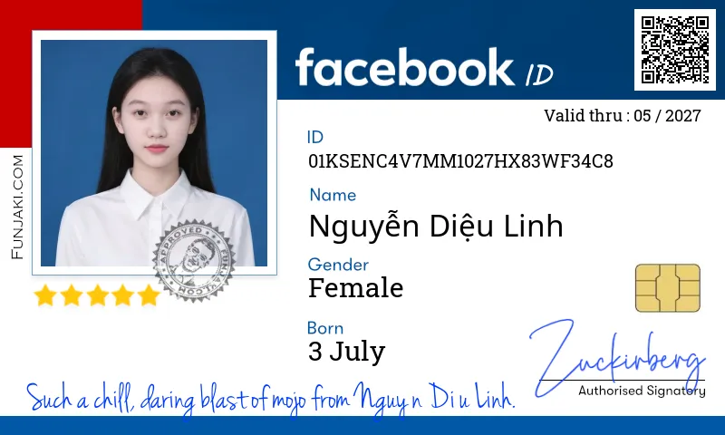 Facebook ID Card