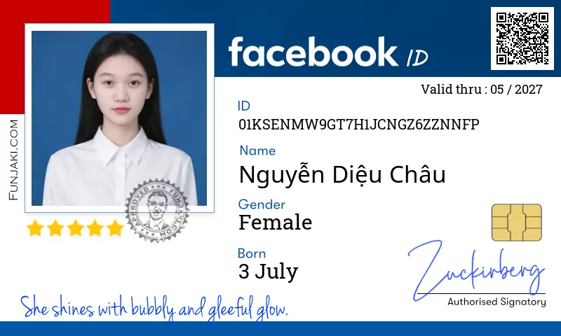 Facebook ID Card