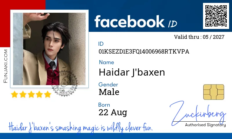 Facebook ID Card