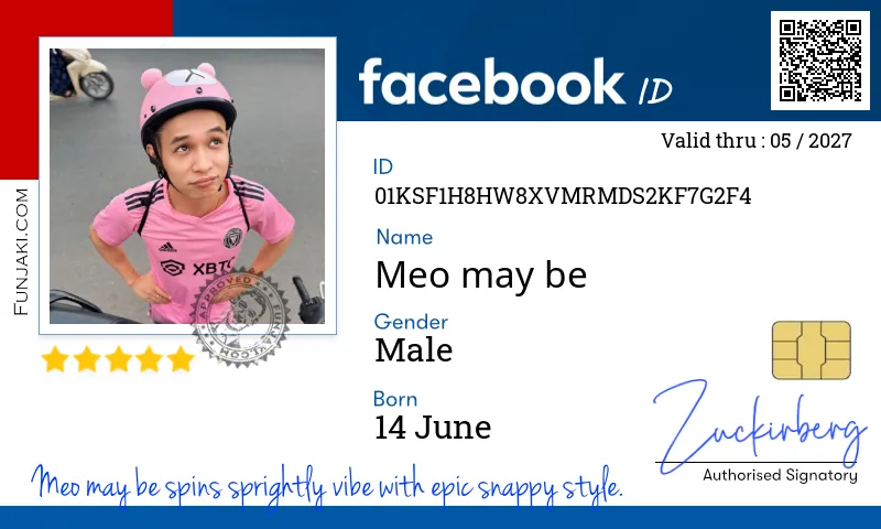 Facebook ID Card