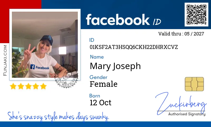 Facebook ID Card