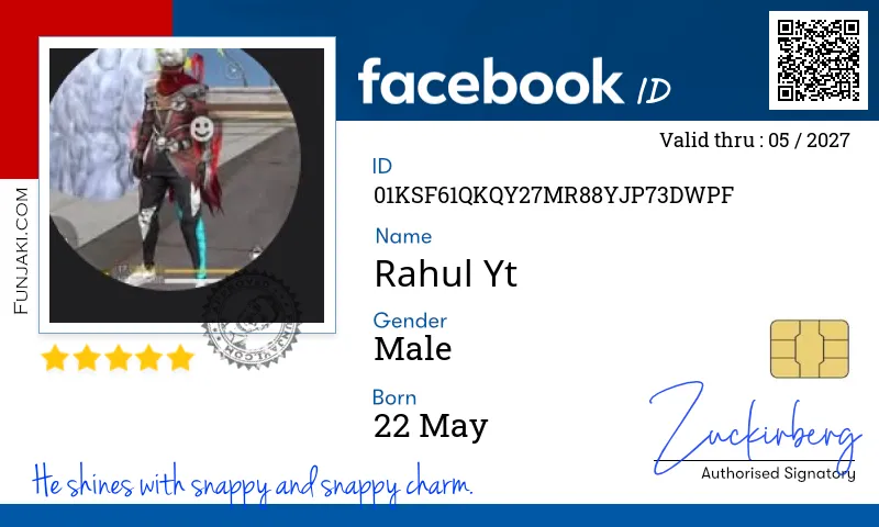 Facebook ID Card