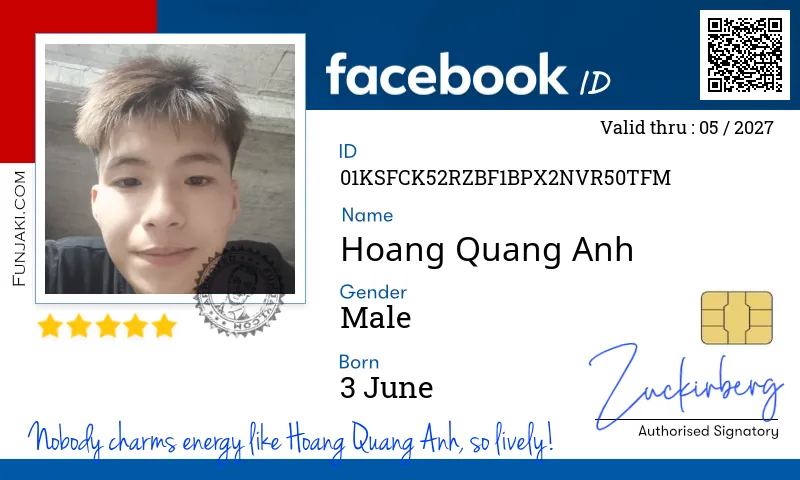 Facebook ID Card
