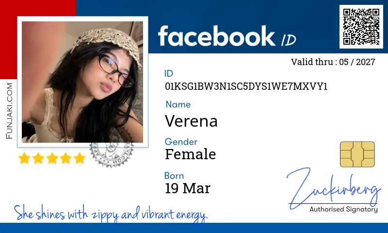 Facebook ID Card