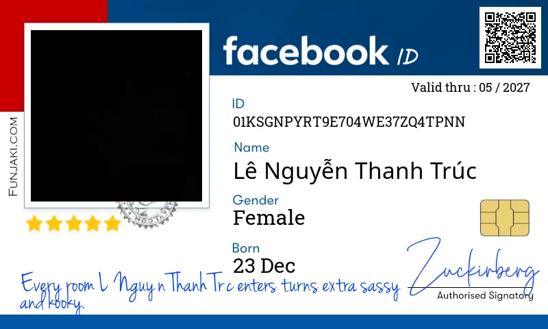 Facebook ID Card