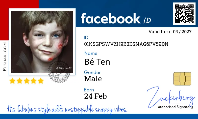 Facebook ID Card