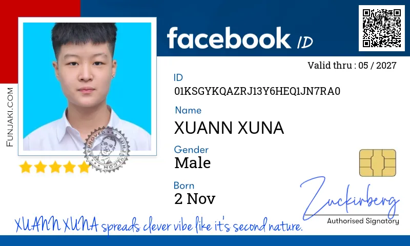 Facebook ID Card