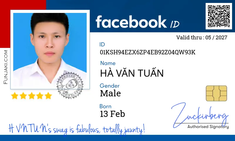 Facebook ID Card