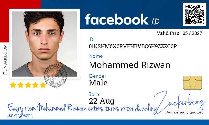 Facebook ID Card