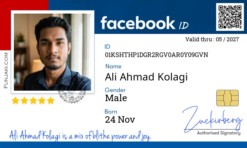 Facebook ID Card