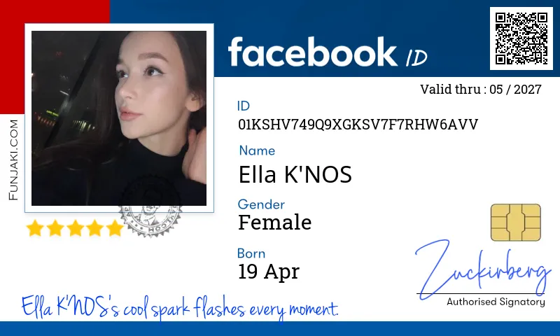 Facebook ID Card