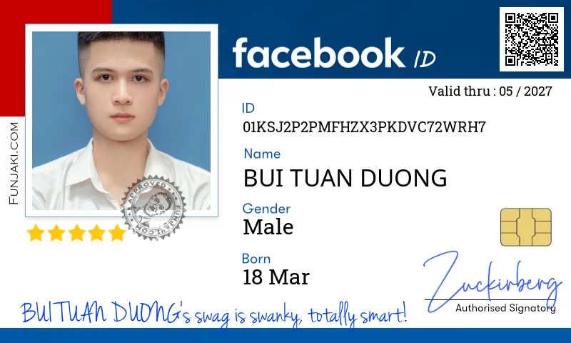 Facebook ID Card