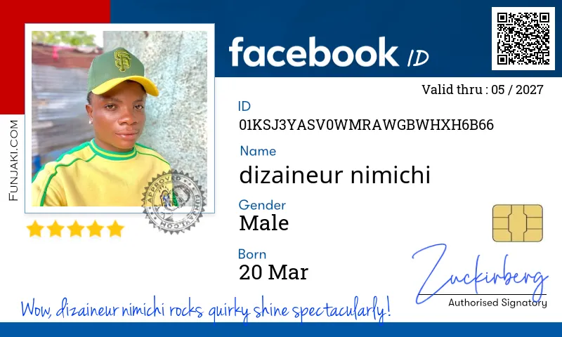Facebook ID Card