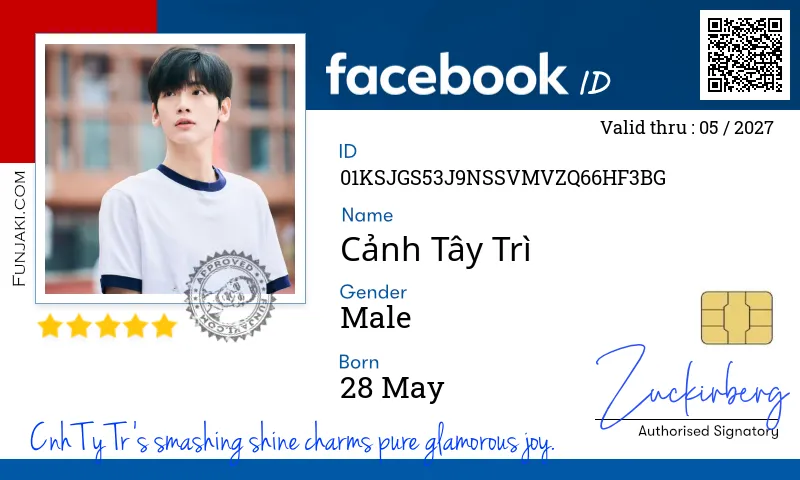 Facebook ID Card