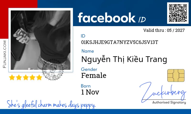 Facebook ID Card