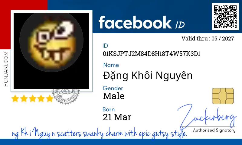 Facebook ID Card