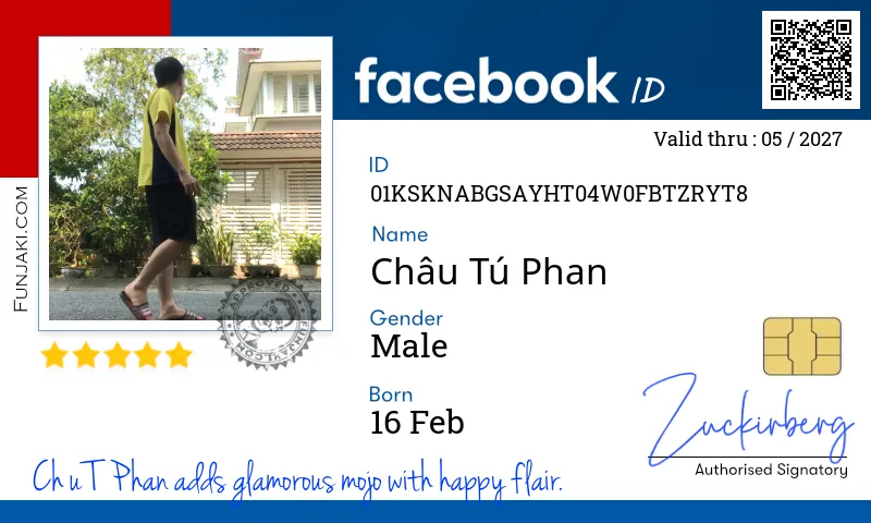 Facebook ID Card