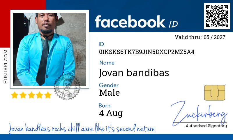 Facebook ID Card