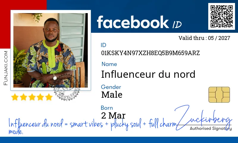 Facebook ID Card