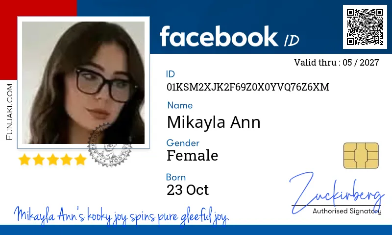 Facebook ID Card