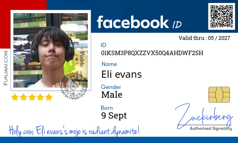 Facebook ID Card