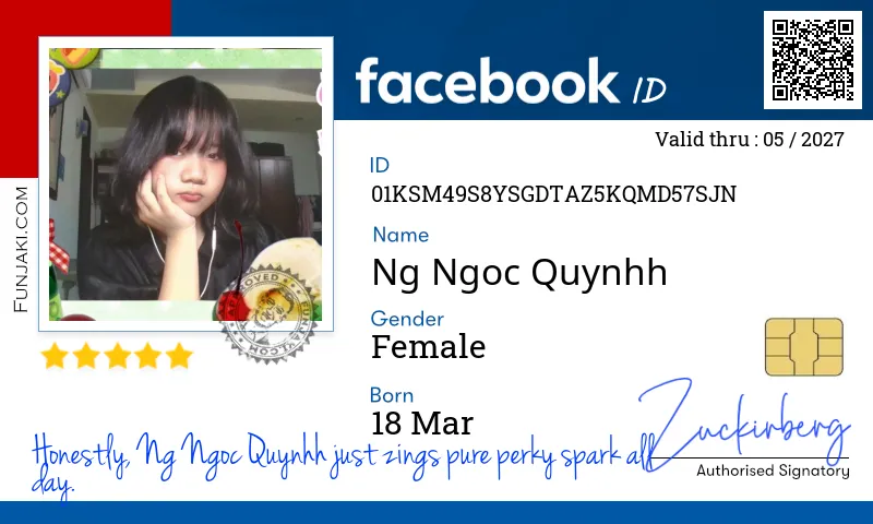 Facebook ID Card