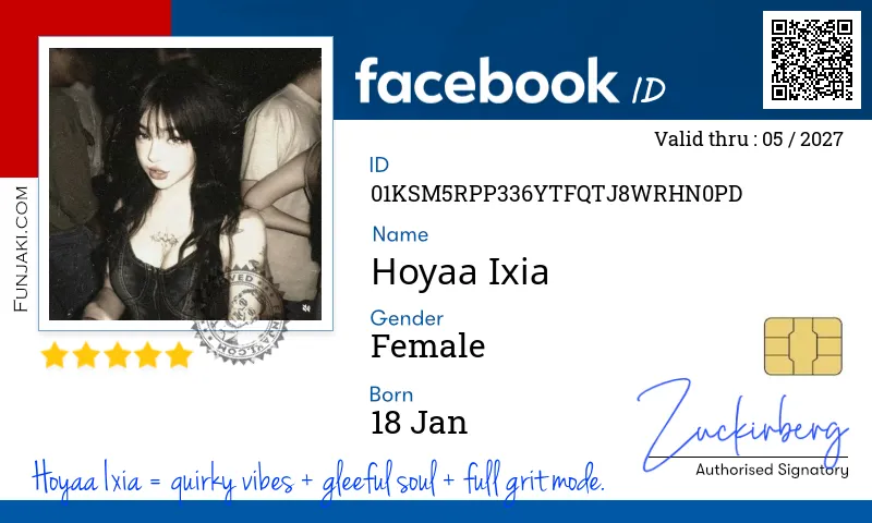 Facebook ID Card