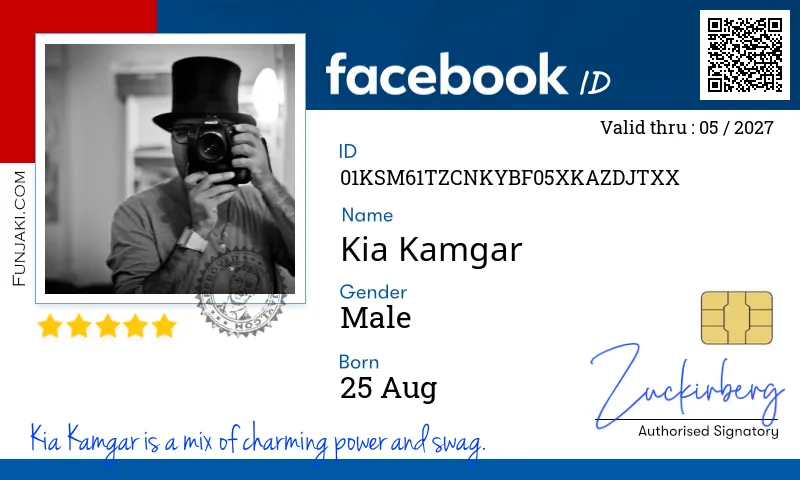 Facebook ID Card