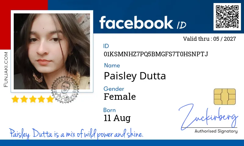 Facebook ID Card